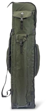 Sänger Top Tackle Systems Anaconda Travel Holdall 3+3 - Borsa per canna da pesca, 145 x 33 x 20 cm, in poliestere, per 6 canne, con scomparto per retino e tasca per ombrello, misura 12 e 13 ft
