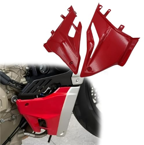 Accessori per carenatura Per Ducati Per Streetfighter V4 2020 2021 2022 Pannello Di Protezione Laterale Per Moto, Accessori Per Carenatura Sottoscocca(Red)
