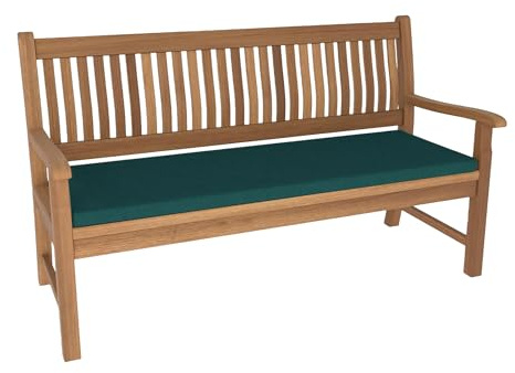 FENYIGE Benutzerdefinierte Bankauflage 30 x 76 cm Unterseite Antirutsch Sitzbank Eckbank Auflagen mit Reißverschluss für Fensterbank Outdoor Gartenmöbel Terrasse Drinnen Sitz, Grün