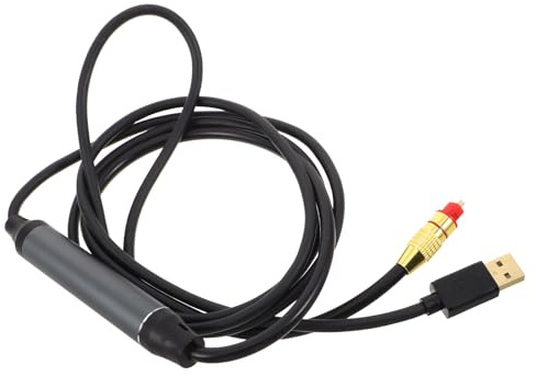 VERDANVERSE Cavo Audio Ottico Digitale USB Portatile in Plastica Uscita Segnale Stabile per Sistemi Audio Domestici e Casse Acustiche