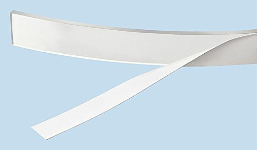 haggiy Elastikpuffer Anschlagdämpfer Streifen - 1,6mm stark, 10mm x 5,5m | selbstklebend, Geräuschdämpfer, Türdämpfer