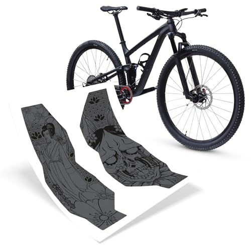 Riesel Design - Fork:Tape 3000 - Schutzfolie für MTB Fahrradgabeln | robuste und extra starke Fahrrad Schutzfolie mit selbstklebenden Shapes - MTB Gabelschutz für Feder- & Starrgabeln