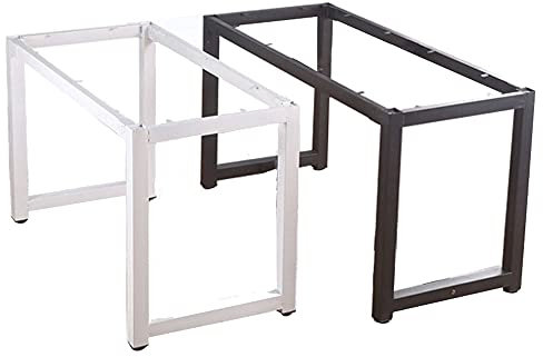 ZH-1 Gambe Tavolo Industrial Moderna Base per Tavolo in Acciaio per Laminato, tavola di Legno, Piano in Vetro, Lunghezza: 77-137 cm, Altezza: 71,5 cm