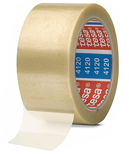 36 Rollen PVC-Klebeband 35µm | tesa 4120 | 50mm × 66m | Naturkautschuk | transparent