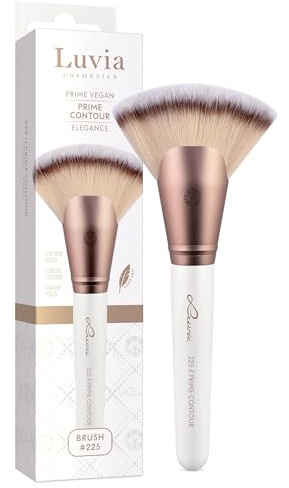 Make-Up Pinsel Luvia, Prime Contour, Schminkpinsel Zum Verblenden, Modellieren & Konturieren, Veganer Kosmetikpinsel