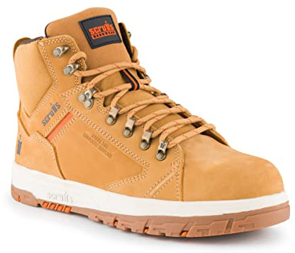 Scruffs Mens Nevis Safety Tan Ankle Boot, Tan, 12 UK