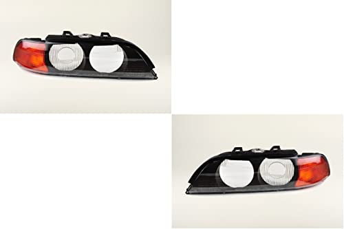 Johns, Juego de faros delanteros para BMW Serie 5 E39 11/95 – 08/00, juego delantero izquierdo y derecho