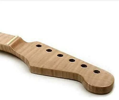 CAZARU Flame Maple E-Gitarrenhals 21 Bund 25 5 Zoll für Strat E-Gitarre