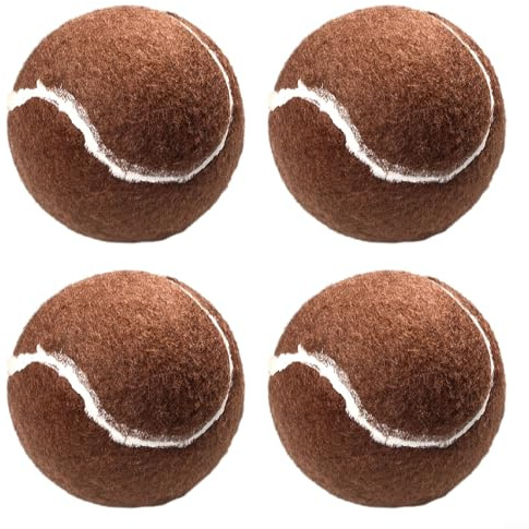 Vorgeschnittene Tennisbälle für Walker, 4 Stück, vorgeschnittene Tennisbälle, Walker-Zubehör, Tennisbälle für Stuhlbeine und Bodenschutz ()