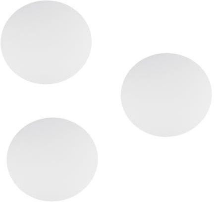 NUOBESTY 3 Pcs 16 Inch Round Canvas Boards for Painting Oil Acrylic Tempera Artist Canvas Panels Ideal for Students Hobbyists Art Supplies
