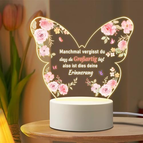 Coldbling Geschenke für Frauen, Lampe Geburtstagsgeschenk für Beste Freundin Schwester Kollegen Tochter Frauen Geburtstag Weihnachten Geschenk, Nachtlicht Freundschaft Weihnachtensgeschenke
