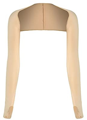 3 Stück UV-Schutz Bolero Damen Armstulpen Eisseide Kühlschal Armmanschetten mit Fingerlöchern Fingerlose Handschuhe Ärmel Schultertuch Sonnenschutz Schal Arm Sleeve Kühlender Schal Damen