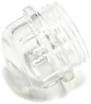 RYELDOM - Lente de cristal de repuesto para bombilla de horno, diámetro de rosca de 33 mm, 35 mm de altura/profundidad, compatible con muchas marcas