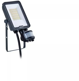 PHILIPS Flutlicht LED 20W, 2200/2400lm Aussenstrahler mit Bewegungsmelder Wasserdicht Floodlight Strahler mit Bewegungsmelder Aussen 8720169736160