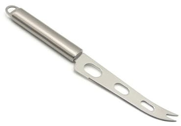 OFFSCH Taglierina Affettare Formaggio E Burro in Acciaio Inox Con Punta Biforcuta Utensili Cucina Seghettati Per Brie Formaggi Duri