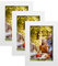 Hisdricus Juego de 3 Marco Fotos 10x15 cm - Porta Retratos Fotos - Marco Foto de Madera para Colgar & Colocar - Marcos Blancos para Fotos, Imágenes, Carteles & Dibujos Infantiles