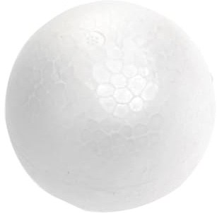 VANZACK Bola De Espuma De Poliestireno De 12 Cm Para Manualidades Y DecoracióN Navideña Esfera De Porexpan white Para Modelado Y Adornos De ÁRbol De Navidad