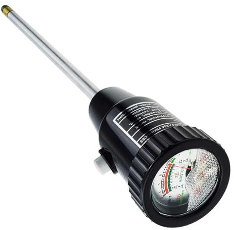 Generico Misuratore del Terreno, misuratore di PH e umidità del Terreno, misuratore di umidità del Terreno Impermeabile, con sonda elettrodica Lunga 295 mm