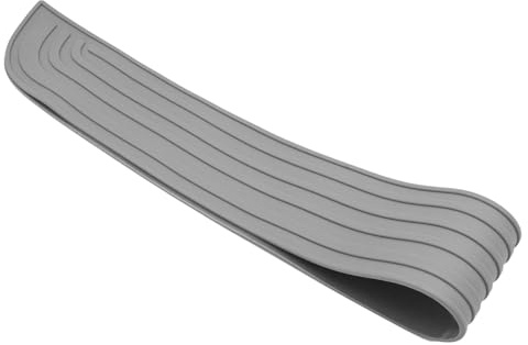 Hoypeyfiy Gummi-Schwellerschutz, Selbstklebender hinterer Stoßstangenschutz, kratzfester Autoschutz für die meisten Autos SUVs (Grau 104 cm x 9 cm)
