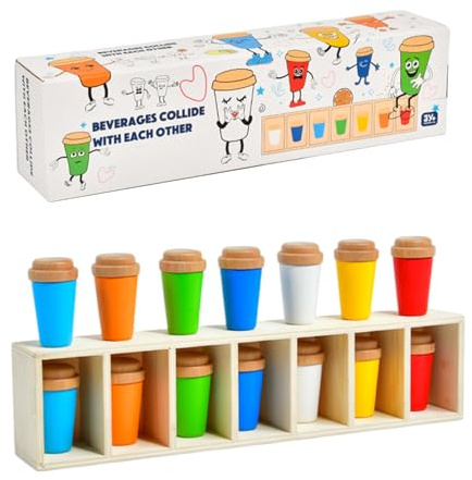 Gedächtnisspiel Aus Holz Farbmemory Spiel Kinder Lernspiel Pädagogisches Holzspielzeug Für Familie Garten Gedächtnistraining Mädchen 30cm Geburtstagsgeschenk