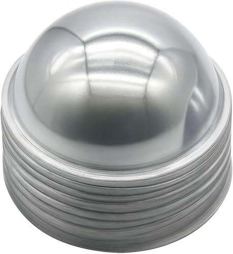 50 cúpulas de plástico de 9 cm, cubiertas redondas para coctelera 3D, cúpulas dimensionales de papel, suministros de tarjetas para hacer tarjetas, adornos