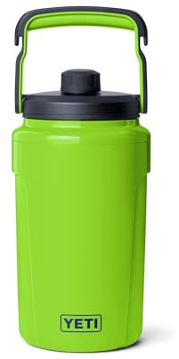 YETI Silo Half Gallon Insulated Chug Cap Water Jug – Leakproof, Lightweight Sports Bottle with Fence Hook Handle – Keeps Drinks Ice-Cold – Ideal for Gym, Sports & Tournaments, Venom