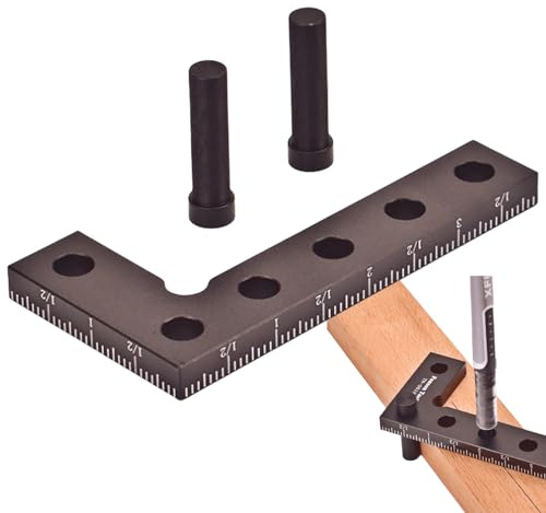 Morsetti angolari per la lavorazione del legno, strumento quadrato angolare a 90 gradi, quadrato per inquadratura professionale, per la lavorazione del legno, posizionamento, edifici, carpenteria