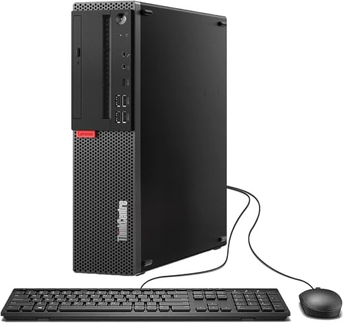 Lenovo ThinkCentre M920S PC de Bureau SFF, Intel Core i5-8500, 8 Go de RAM, 256 Go de SSD, Clavier QWERTY US, Win11 Pro (Reconditionné)
