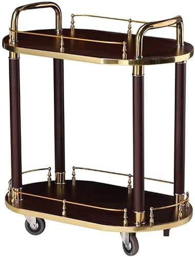 Carrello da bar mobile con ruote, completamente assemblato moderno carrello per liquori per bevande, ideale per hotel e club, perfetto per servire tè e cocktail
