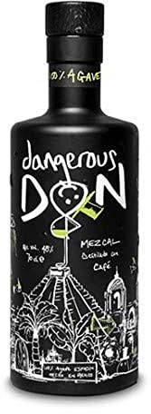 Dangerous Don Café Mezcal 70cl, 48 pct ABV - Made in Oaxaca, Mexico from 100 pct Espadín agave - Triple distilled with Oaxacan coffee, dark chocolate and sweet smoke - Perfect neat or for cocktails