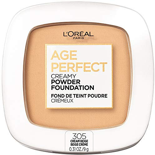 L'Oreal Paris Age Perfect Creamy Powder Foundation Compact, 305 Cream Beige, 8,8 g
