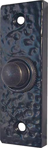 F&H™ Reproduction Black Antique Door Bell Push Button