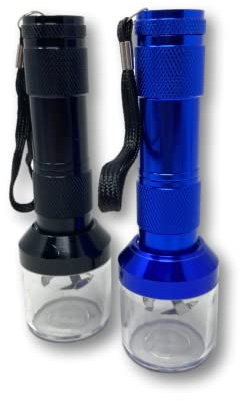 EKNA Elektrische Grinder - Elektronische Aluminium Grinder - Satz Von 2 (Schwarz+Blau)