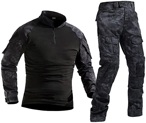 Czen Chemise de Combat militaire pour hommes uniforme tactique chemises à manches longues pantalon costume Airsoft BDU chemise Paintball tenue de Camouflage