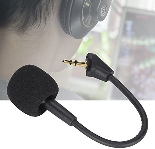 Ejoyous Mikrofon Ersatz für HyperX Cloud Alpha, Mikrofonersatz Abnehmbares Ersatzmikrofon 3,5 mm Noise Cancelling Gaming Headset Mikrofon Ersatzteil Gaming Headphones Mikrofon, Ejoyousfg136o4tq0