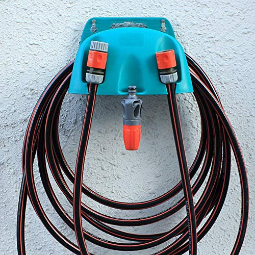 BORDSTRACT Supporto per Tubo da Giardino, Supporto per Tubo da Parete, Avvolgicavo per Tubo da Giardino Supporto per Tubo da Giardino per Conservazione di Tubi E Decorazione da Giardino