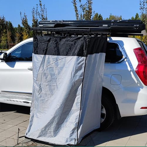 Fahrzeug-Markise, Duschraum, wasserdichtes Carside-Camping-Duschzelt Overland für SUV-LKW, tragbares Duschzelt für Camping