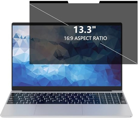 Koelaa Magnético Filtro de Privacidad de Pantalla de Laptop de 13.3 Pulgadas, Privacy de Film Extraíble, Anti-Espía, Anti-Arañazos, Anti UV, para Laptop de 13.3 Pulgadas, Relación de Aspecto 16:9