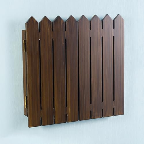 Stromkasten Verkleidung Sicherungskasten-/Zählerkastenabdeckung in Zaunform, Schalttafelabdeckung Dekorative Wand, Spurlose Nägel an der Wand Montierte Leistungsschalterkastenabdeckung, für Büro/Zuhau