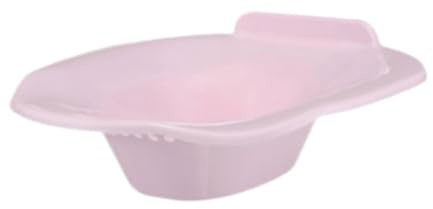 Ｚｉａｌｏｆｉ Asiento de Inodoro para Baño, Lavabo de Limpieza, Colgante, Amplia Zona de Asientos, Cómodo Bidé, Baño de Cadera, Asiento de Inodoro, Lavabo para Duch, Rosa