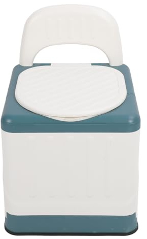 Alomejor Klappbarer Toilettenstuhl f¨¹r ?ltere Menschen ¨C Starker, tragender mobiler Nachttisch mit breitem, Rutschfester Stuhl f¨¹r Outdoor-Aktivit?Ten
