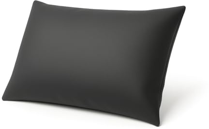 Physiofit24 - Kopfkissen, Couchkissen, Therapiekissen, Sitzkissen, Stützkissen aus Kunstleder, 40x30cm (Anthrazit Grau)