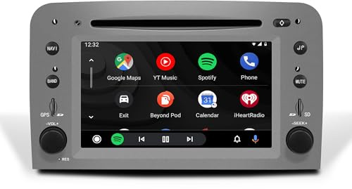 Radio écran tactile 6,2 pour Alfa Romeo 147 GT, Apple CarPlay, Android Auto, Android 14 Navigation, WiFi, caméra de recul, Netflix, Spotify (64 Go)