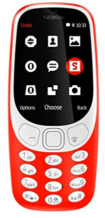 Nokia 3310 3G 64 MB UK SIM-Free Mobile Phone - Warm Red