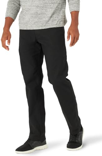 Lee Men's Extreme Motion Canvas Cargo Pant Black 36W x 34L