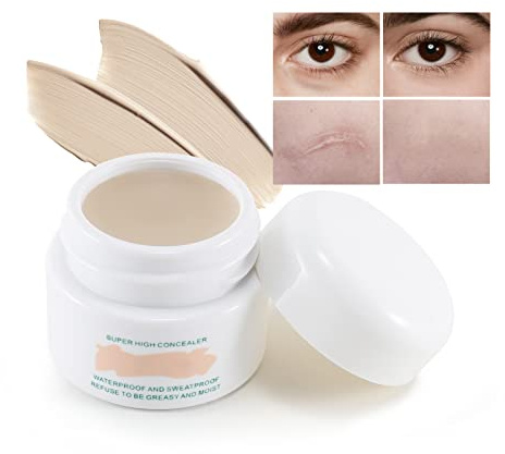 Boobeen Concealer Cream Full Coverage - Haut Concealer haben natürliche und Beige für Narben Prellungen und Abdecken dunkler Kreise Concealer Makeup Concealer Foundation für alle Menschen