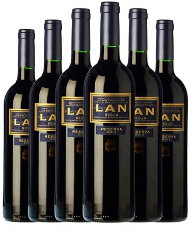 Lan Rioja Reserva 75 cl Vino tinto (Caja de 6 Botellas de 75 cl)