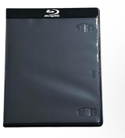 Preminum MediaPack4All (NO 4K UHD Logo) Black 12.5mm Blu-Ray Case for CD/DVD Storage, Single Capacity (5)