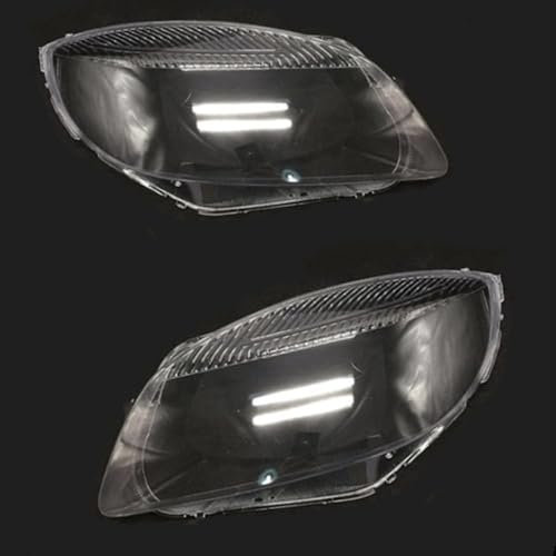 VNABIA Scheinwerferglas Cover Kompatibel Mit Skoda Für Fabia 2008 2009 2010 2011 Auto Links Rechts Scheinwerferlinsenabdeckung Scheinwerfer Transparente Abdeckung Frontlicht Schattenschale(1 Pair)
