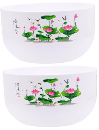 Mipcase Set Di 2 Vasi Da Fiori in Plastica Per Piante Comodi Da Usare Come Decorazione